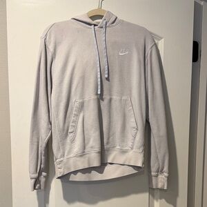 Nike Men's Light Gray Hoodie